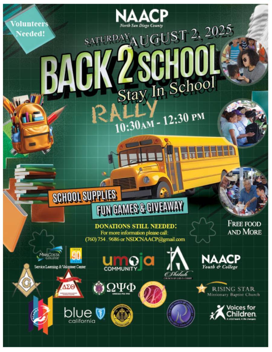 Back to School Rally Flyer